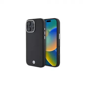 BMW BMHMP16X23PUFWK Funda rígida Sign Full Wrapped Metal MagSafe para iPhone 16 Pro Max 6,9
