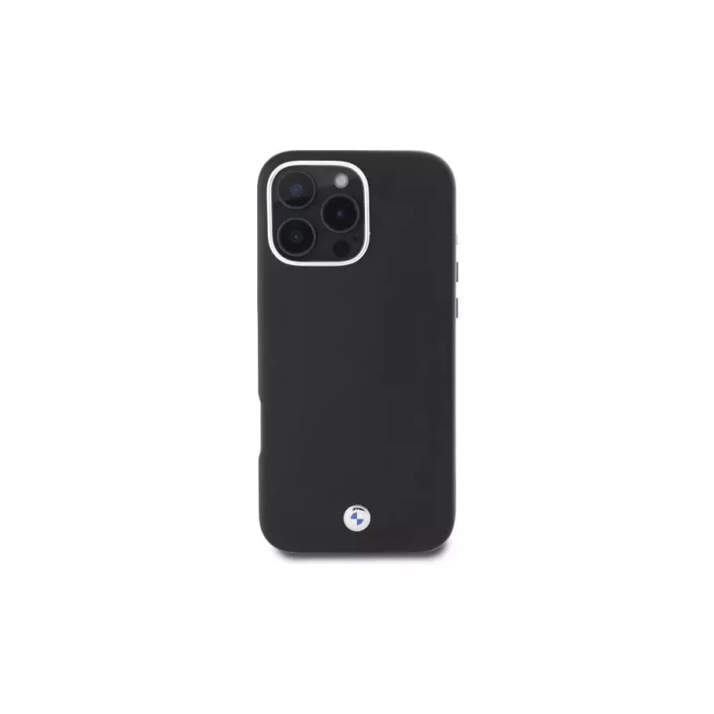 BMW BMHMP16X23PUFWK Funda rígida Sign Full Wrapped Metal MagSafe para iPhone 16 Pro Max 6,9