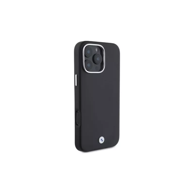 BMW BMHMP16X23PUFWK Funda rígida Sign Full Wrapped Metal MagSafe para iPhone 16 Pro Max 6,9