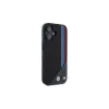 BMW M Funda rígida MagSafe Meshed Tricolor Stripes para iPhone 16 6,1