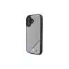 BMW M Funda rígida MagSafe Perforated Tricolor Line para Apple iPhone 16 6,1