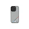 BMW M Funda rígida Perforated Tricolor Line para Apple iPhone 16 Pro 6,3