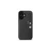 BMW BMHCP16S23PUPVA Funda rígida M Perforated Tricolor Detail Line para iPhone 16 6,1