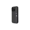 BMW BMHCP16L23PUPVA Funda rígida M Perforated Tricolor Detail Line para iPhone 16 Pro 6,3 inch - Antracita