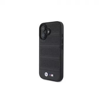 BMW M Collection Perforated and Stitched Line funda rígida para iPhone 16 6,1
