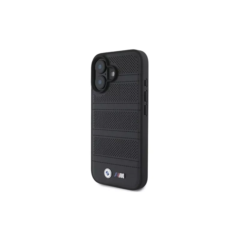BMW M Collection Perforated and Stitched Line funda rígida para iPhone 16 6,1
