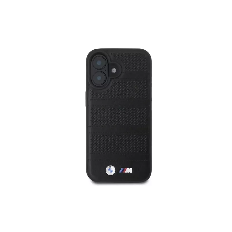 BMW M Collection Perforated and Stitched Line funda rígida para iPhone 16 6,1