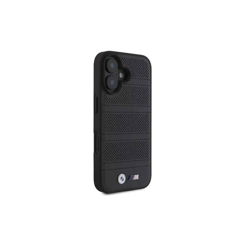 BMW M Collection Perforated and Stitched Line funda rígida para iPhone 16 6,1