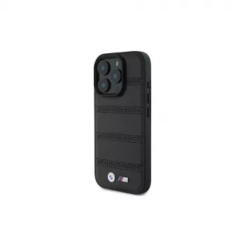 BMW M Funda rígida Perforated And Stitched Line para Apple iPhone 16 Pro 6,3