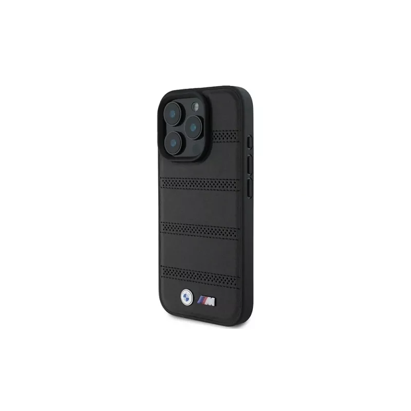 BMW M Funda rígida Perforated And Stitched Line para Apple iPhone 16 Pro 6,3