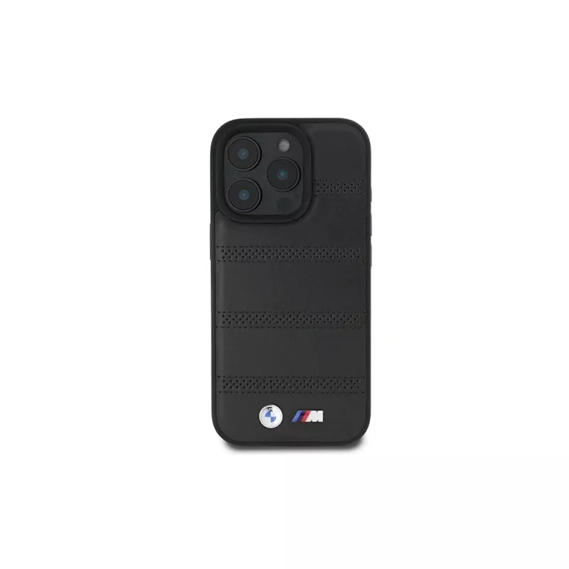 BMW M Funda rígida Perforated And Stitched Line para Apple iPhone 16 Pro 6,3