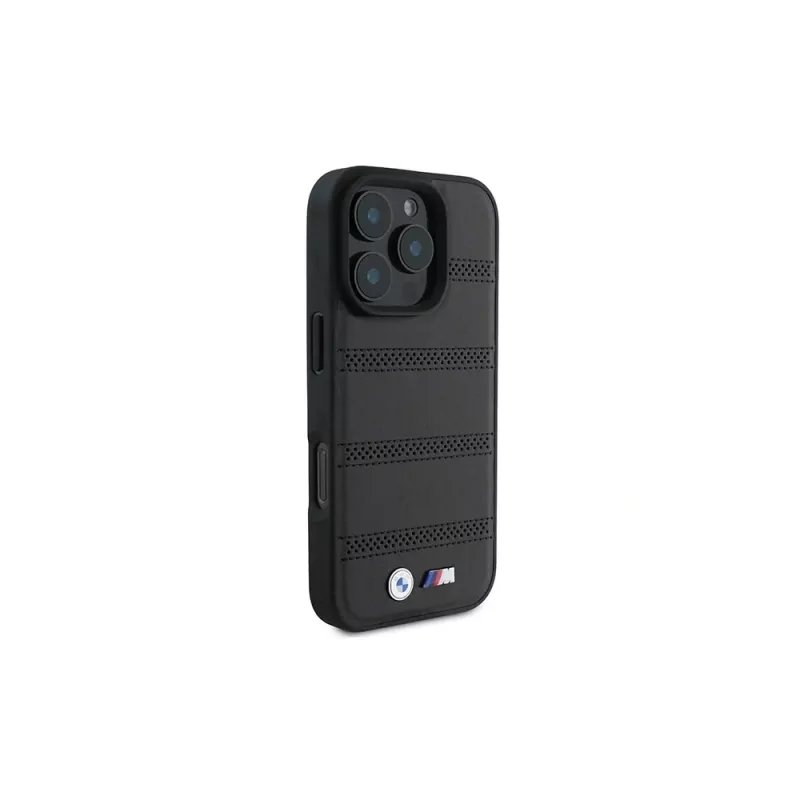 BMW M Funda rígida Perforated And Stitched Line para Apple iPhone 16 Pro 6,3