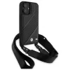 BMW M Edition Funda rígida Carbon Stripe & Strap para iPhone 16 6,1