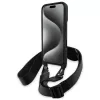 BMW BMHCP16M23PSCCK Funda rígida M Edition Carbon Stripe & Strap para iPhone 16 Plus 6,7