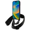 BMW BMHCP16X23PSVTK Funda rígida M Edition Carbon Tricolor Lines & Strap para iPhone 16 Pro Max 6,9