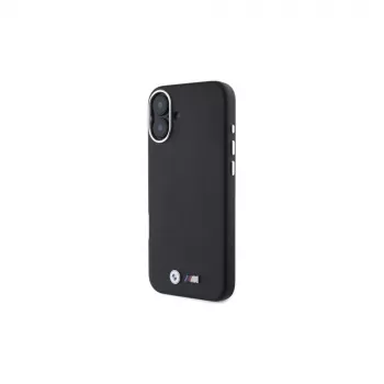 BMW M Collection Funda rígida MagSafe Smooth Full Wrapped Metal para Apple iPhone 16 - Negro