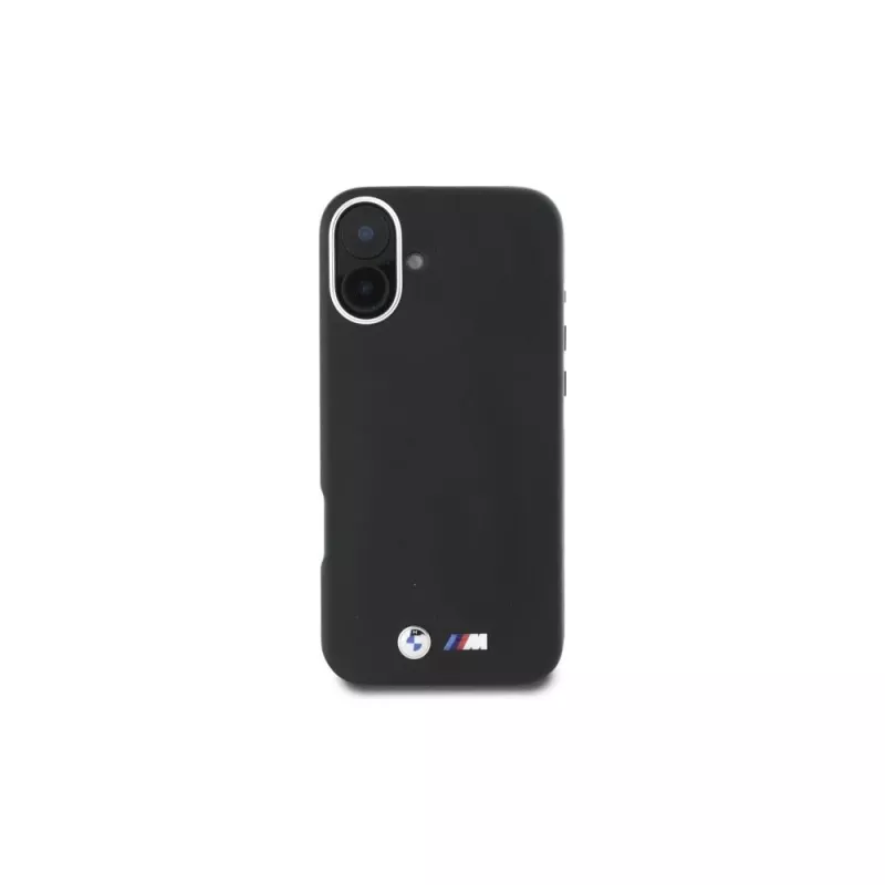 BMW M Collection Funda rígida MagSafe Smooth Full Wrapped Metal para Apple iPhone 16 - Negro