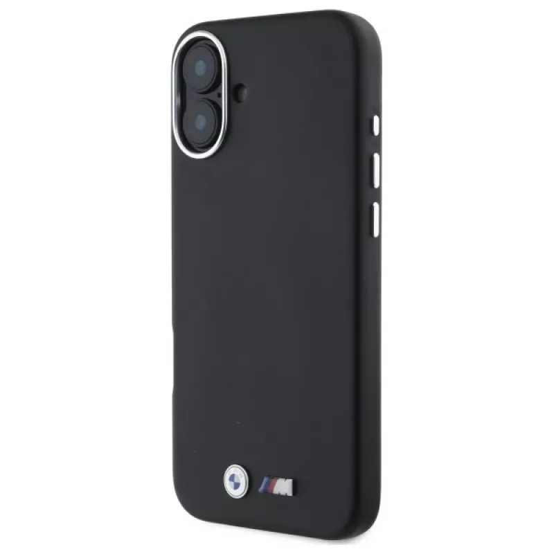 BMW M Collection Funda rígida MagSafe Smooth Full Wrapped Metal para iPhone 16 Plus 6,7