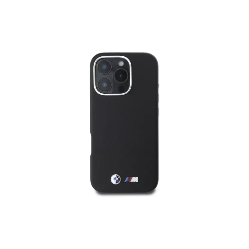 BMW M Collection Funda rígida MagSafe Smooth Full Wrapped Metal para Apple iPhone 16 Pro 6,3