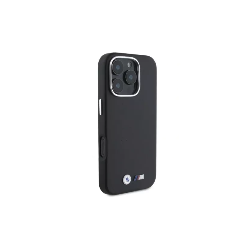 BMW M Collection Funda rígida MagSafe Smooth Full Wrapped Metal para Apple iPhone 16 Pro 6,3