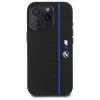 BMW BMHMP16X23SHEB Funda rígida de silicona Hexagon Blue Line MagSafe para iPhone 16 Pro Max 6,9