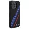 BMW BMHMP16X23SSPK Funda rígida de silicona MagSafe Random Lines para iPhone 16 Pro Max 6,9