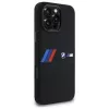 BMW M Collection Funda rígida de silicona con franja central MagSafe para Apple iPhone 16 Pro Max 6,9