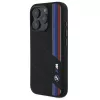 BMW M Collection Funda rígida de silicona Cut Tricolor Lines MagSafe para Apple iPhone 16 Pro Max 6,9