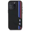 BMW M Collection Funda rígida de silicona Cut Tricolor Lines MagSafe para Apple iPhone 16 Pro Max 6,9