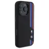 BMW M Collection Funda rígida de silicona Cut Tricolor Lines MagSafe para Apple iPhone 16 Pro Max 6,9
