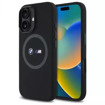BMW M Collection Funda trasera de silicona para Apple iPhone 16 6,1