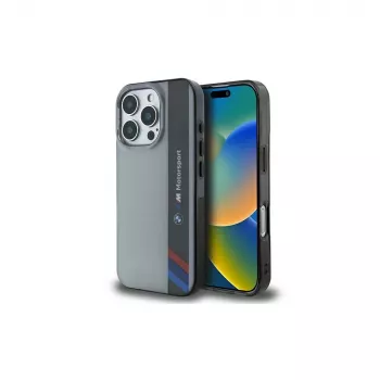 BMW Motorsport funda rígida para Apple iPhone 16 Pro 6,3