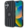 Mercedes-Benz MEHMP16S23HRSK funda rígida doble capa Crossed Lines para iPhone 16 6,1