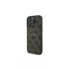 Guess 4G Ring Classic Logo funda MagSafe para iPhone 16 Pro (marrón)