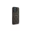 Guess 4G Ring Classic Logo funda MagSafe para iPhone 16 Pro (marrón)