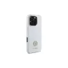 Guess GUHCP16LM4DGPH iPhone 16 Pro 6,3 inch funda de silicona blanca con logo strass 4G