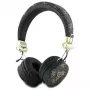 Guess 4G Triangle Round Shape auriculares inalámbricos, Bluetooth, ENC, negros