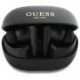 Guess Capsule Printed Logo - Auriculares Bluetooth TWS ANC & ENC con funda de carga (negro)