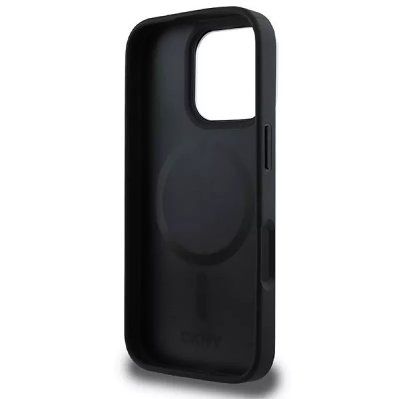 DKNY DKHMP16XPCPVSLK Funda rígida Checkered Pattern MagSafe para iPhone 16 Pro Max 6.9 negra
