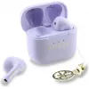 Guess Glossy Effect Printed Classic Logo & Charm auriculares TWS lavanda