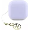 Guess Glossy Effect Printed Classic Logo & Charm auriculares TWS lavanda