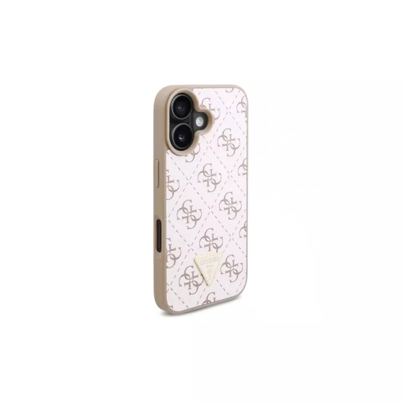 Guess GUHCP16SPG4GPH funda rígida para Apple iPhone 16 6,1 inch blanca 4G Triangle