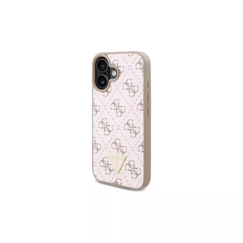 Guess GUHCP16SPG4GPH funda rígida para Apple iPhone 16 6,1 inch blanca 4G Triangle