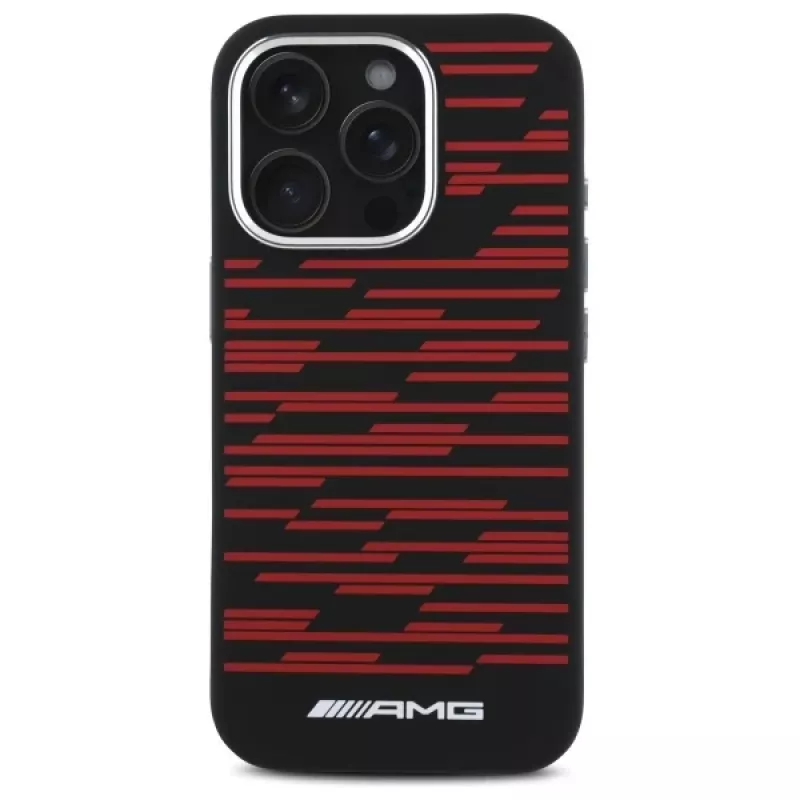 AMG AMHMP16X24SSRRK funda rígida para Apple iPhone 16 Pro Max 6,9 inch Silicon Graphics MagSafe negro