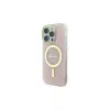 Guess GUHMP16LH4STP funda rígida IML 4G MagSafe para iPhone 16 Pro 6,3