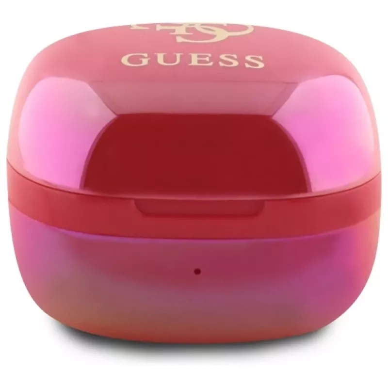 Guess 4G Printed Logo auriculares True Wireless con estuche de carga - fucsia iridiscente