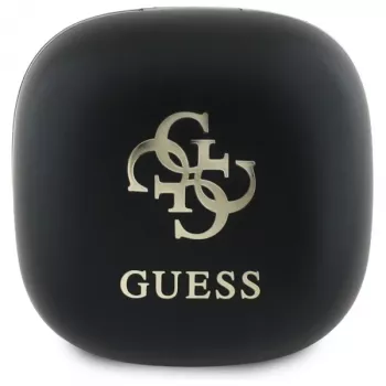 Guess GUTWSJ144ESK auriculares True Wireless Stereo Bluetooth con estuche de carga, negro iridiscente 4G Printed Logo