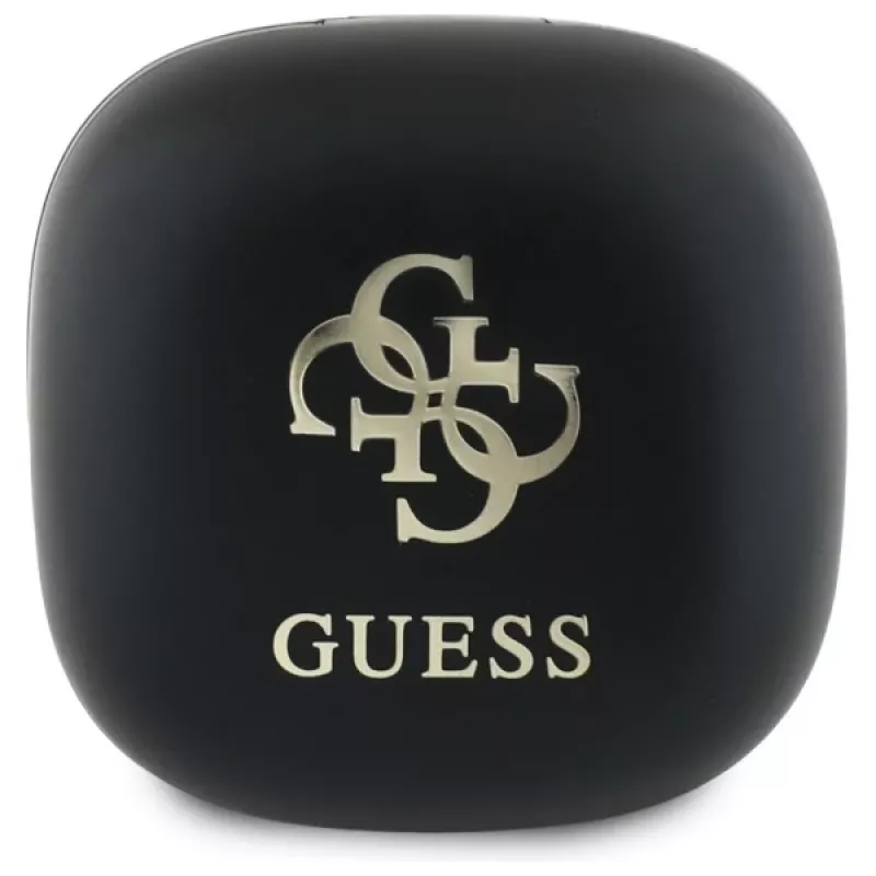Guess GUTWSJ144ESK auriculares True Wireless Stereo Bluetooth con estuche de carga, negro iridiscente 4G Printed Logo