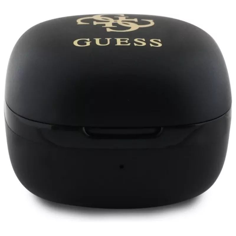 Guess GUTWSJ144ESK auriculares True Wireless Stereo Bluetooth con estuche de carga, negro iridiscente 4G Printed Logo