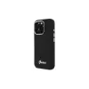 Guess GUHCP16LSMBSLK iPhone 16 Pro 6,3 inch negra funda rígida Silicon Script Metal Logo & Frame